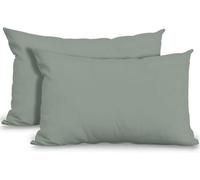 Gaveno Cavailia Percale Plain Pillowcase Duck Egg, Pair
