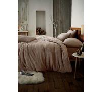 Gaveno Cavailia Plain Teddy Fleece Bedlinen Mink