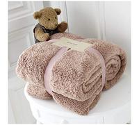 Gaveno Cavailia Premium Soft & Cosy Teddy Throw, 100% Polyester Light Weight Fluffy Sofa Settee Blanket, Ultra Plush Cuddly Snuggle Comfort, Mink, King Size (200 x 240 cm), X-Large