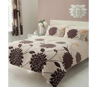 GAVENO CAVAILIA Sophia Floral Luxury Duvet Covers Quilt Covers Reversible Bedding Sets with Pillowcases (Cream, Single)