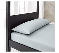 Gaveno Cavailia Super Soft Plain Dyed Diamond Bolster Pillow Cases [ Super King - Sky Blue ]