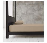 Gaveno Cavailia Super Soft Plain Dyed Diamond Deep Fitted Sheet [ King - Natural ]