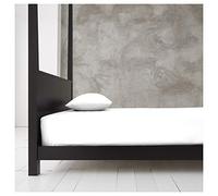 Gaveno Cavailia Super Soft Plain Dyed Diamond Deep Fitted Sheet [ Single - White ]