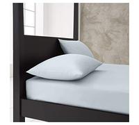 Gaveno Cavailia Super Soft Plain Dyed Diamond Housewife Pillow Cases [ 48 x 74 Cm - Sky Blue ]