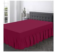 Gaveno Cavailia Super Soft Plain Dyed Diamond Valance Sheet [ King - Fuchsia ]