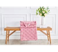 Gaveno Cavailia Throw Fluffy Fleece Blankets For Bed, Couch, Sofa, Settee Comfortable Thermal, Warm, Cosy Blankets & Throws 200X240 Cm Pink