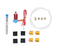 Gavigain 15 Piece Upgrade Kit 3D Printer Hotend Parts, All Metal High Temp Extruder, Leak Nozzle Throat, for Ender CR Series Users