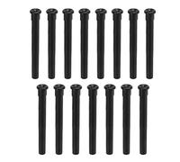 Gavigain 15pcs Tennis Racket Wire Protection Tube Durable String Tool for Racquet, Nylon Black (3.6 * 35mm)