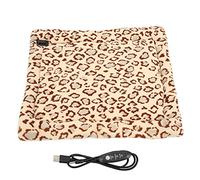 Gavigain 25x35cm Pet Heating Pad, Soft Flannel, USB Powered, Foldable and Portable, Washable, for Small Pets and Puppies (3 Level Temperature Adjustment 35 * 45)