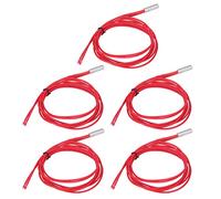 Gavigain 5PCS 12V 40W Cartridge Heater, Rusts Stainless Steel, High Temp Cable, for Anet A8 A6 A2 3D Printer Hotend Replacement