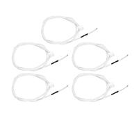 Gavigain 5PCS 1M Thermistor Cable, 100K Ohm Sensor, PTFE Insulated Wide Temp Range, for 3D Printer Ender 3 Pro CR10 Heated Bed Extruder