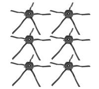 Gavigain 6PCS Side Brush,Robot Vacuum Cleaner Side Brush Silicone Sweeper Side Brush Replacement Vacuum Cleaner Accessories for S7 S6 S5 S4 (black)