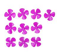Gavigain 80mm 4 Blades Plastic Propeller DIY Rotating Toy Model Accessories 10Pcs XR-149 (Rose Red)