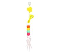 Gavigain Adjustable Cat Toy 6.6ft Length Non Marking Hook Interactive Pendant Toy Safe Soft Material for Active Cats Indoor Play (Rustle Inchworm)