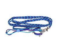 Gavigain Adjustable Nylon Hamster Leash, Anti Design, Soft Bell for Fun, Safe for Small Pets like Hamsters, Rats, Squirrels, Outdoor Use (Dark Blue)