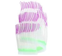 Gavigain Artificial Sea Anemone Aquarium Decoration, Vibrant Silicone Fish Friendly Plant, Non, Colorful, Enhances Aquarium Movement, for Pet Fish (Purple)
