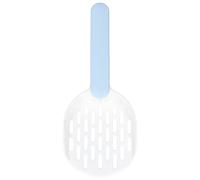 Gavigain Cat Litter Scoop Plastic Thickened Kitty Litter Sift Shovel Easy Cleaning Small Pet Litter Boxes (Cat litter shovel white blue)