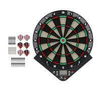 Gavigain Electronic Dartboard Dart Set with Dart Board, 30PCS Dart Tip, Shafts, Tail Rod, Tail Wing Professional Steel Tip Darts & Dart Board for Parties and Exercises