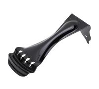 Gavigain Guitar Bent Tailpiece Metal Guitar Tailpiece for 4 Strings for All Wooden or Steel Resonator Guitars Black, 4.59 X 1.55 X 2.07in