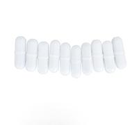 Gavigain Magnetic Stir Bar Set Temperature PTFE Mixer Rod Laboratory White 10Pcs for Various Experiments