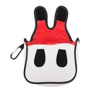 Gavigain Mallet Putter Cover Headcover Funny Soft Lining Anti Collision Golf Head Cover Driver Headcover for Square Club (Red)