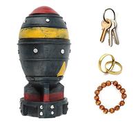 Gavigain Mini Nuke Bomb Storage Box, Bomb Storage Box, Nuclear Bomb Desktop Decorations, 3D Openable Resin Rocket Sculpture, Key Storage Decor Small Box for Desktop Home Decor