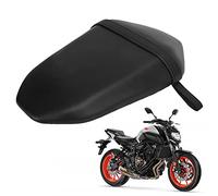 Gavigain Motorcycles Leather Rear Pillion Passenger Cushion Seats,Seats Black Heat Insulation Rear Cushion Replacement for MT07 18 to19 for Riders