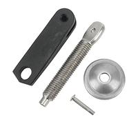 Gavigain Outboard Motor Transom Clamp 6E0 43118 00 6E0 43118 01 Stainless Steel Transom Clamp Assy & Handle for Mercury for 40HP E40G Motor Boating