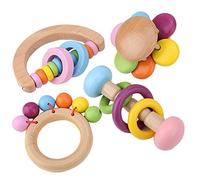 Gavigain Parrot Chew Toy, Colorful Wood Design, Care, Chewing and Preening Fun, for Parrots and Birds