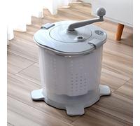 Gavigain Portable Manual Clothes Washer with Spin Dryer,Compact Underwear Laundry Washer with Detachable Wash Basket Mini Washing Machine for Home and Dormitory