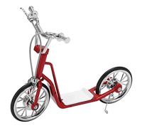 Gavigain Red Model Scooter 1:10 Scale Sturdy Alloy Exquisite Colors High Simulation Eye Catching Die Cast Scooter Table Ornament