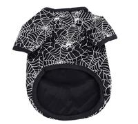 Gavigain Small Dog Cat Halloween Spiderweb Costume, Breathable Soft Polyester, Comfortable Trick or Treat Outfit for Small Pets