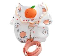Gavigain Small Dog Harness Sweater, Soft Warm Polyester, Breathable, Machine Washable, Cozy Comfortable Fit for Bichon Frise, Poodle, Pomeranian, Puppy, Kitten (L)