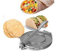 Gavigain Tortilla Press Cast Iron, Commercial-Grade Cast Iron Tortilla Press, Dough Press,Cast Iron Tortilla Maker, Heavy Duty Tortillera Pataconera, Flour Tortilla Press, Taco Maker, Taco Press