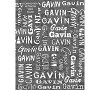 Gavin Composition Notebook Wide Ruled
