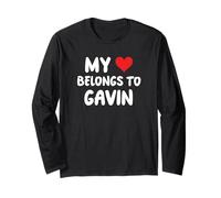 Gavin - My Heart Belongs to Gavin - Love Long Sleeve T-Shirt