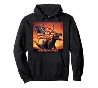 Gavin Newsom 2028 Bold Patriotic Leader Riding Design Pullover Hoodie