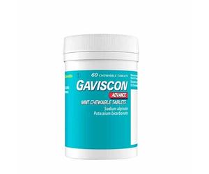Gaviscon Advance Chewable Mint Tablet 60ct