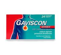Gaviscon Advance 24 Mint Chewable Tablets