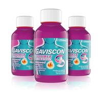 Gaviscon Advance Liquid, Aniseed, 4 X 150ml, Total of 600ml, Heartburn Liquid, Indigestion Relief, Stomach Acid Relief, Gerd, GORD, Acid Reflux, Suitable for Pregnancy, Lasts Up to 4 Hours, Antacids