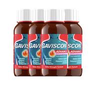 Gaviscon Advance Liquid, Aniseed, 4 X 150ml, Total of 600ml, Heartburn Liquid, Indigestion Relief, Stomach Acid Relief, Gerd, GORD, Acid Reflux, Suitable for Pregnancy, Lasts Up to 4 Hours, Antacids