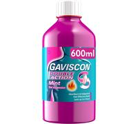 Gaviscon Double Action Liquid Heartburn & Indigestion Relief Mint Flavour, 600ml