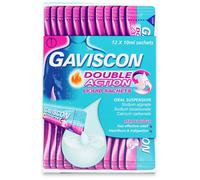 Gaviscon Double Action Liquid Sachets 12 x 10ml