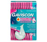 Gaviscon Double Action Liquid Sachets 12s x 10ml 120 ml