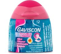 Gaviscon Double Action Tablets Handy Pack 12 Mint