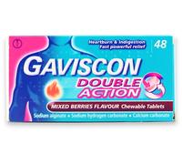 Gaviscon Double Action Mixed Berries 48 Tablets