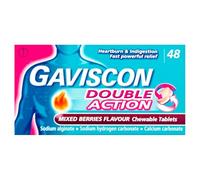 Gaviscon Double Action Mixed Berries 48pk - wilko