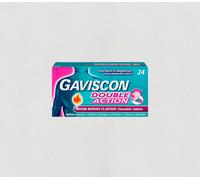 Gaviscon Double Action Mixed Berries Flavour 24 Chewable Tablets