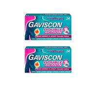 Gaviscon Double Action Mixed Berry 24 Tablets 24 Tablet