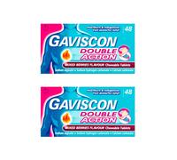 Gaviscon Double Action Mixed Berry 48 Tablets 48 Tablet